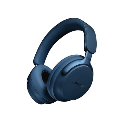 Image of Bose QuietComfort Ultra Bluetooth Wireless Noise Cancelling Headphones for music with Spatial Audio, Over-the-Ear Headphones with Mic, Up to 24 Hours of Battery Life, Lunar Blue - Limited Edition