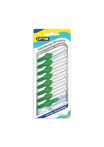 Image of ICON OPTIM Interdental Brush Medium Green (Pack 8)