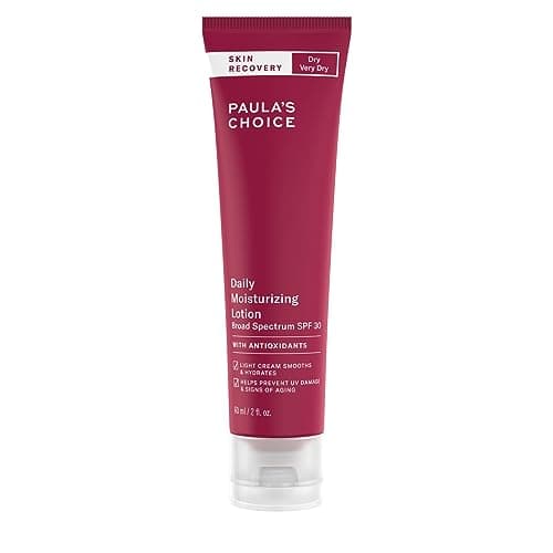 Image of Paula's Choice SKIN RECOVERY Face Moisturiser SPF 30 - Moisturising Sunscreen Soothes & Replenishes Skin - UVA/UVB Protection - with Antioxidants & Ceramides - Dry to Very Dry Skin - 60 ml