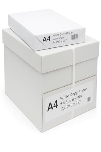 Image of Value Copier Multipurpose Printing Copy Paper A4 75gsm, 5x500 Sheets, White