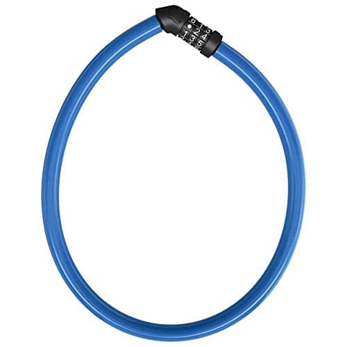 Image of ABUS cable lock 4408C - combination lock - 65 cm long steel cable with plastic coating - security level 2