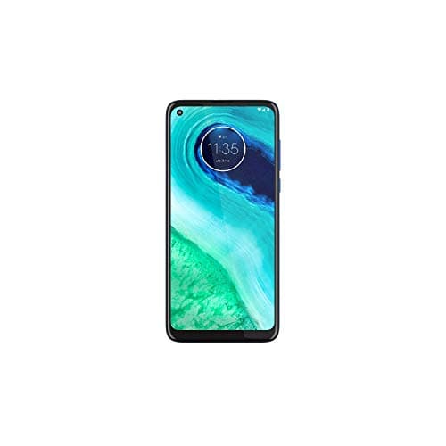 Image of Motorola Moto G8 (6,4 inches HD+ zero-notch display, Qualcomm Snapdragon SD665, 16MP main camera, 2MP macro camera, 4000 mAH battery, Dual SIM, 4/64GB, Android 10, Neon Blue (Renewed)