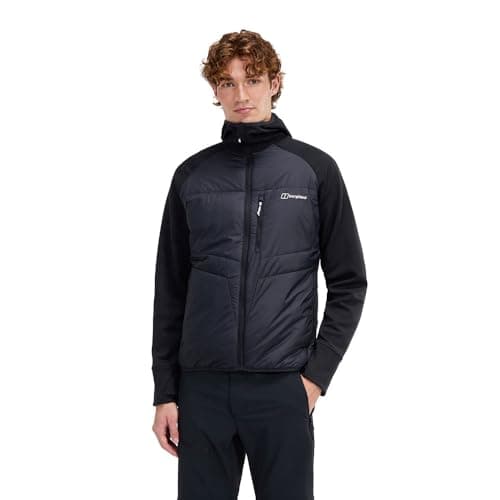 Image of Berghaus Mens Trawden Hybrid Jacket - Black/Black - L