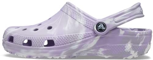 Image of Crocs Classic Marbled Clog Lavender/Multi unisex men women Clog M10
