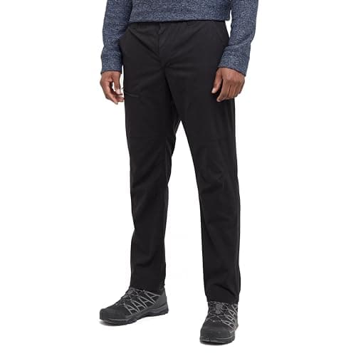 Image of Craghoppers Mens Trousers With 3 Pockets Brisk Walking DofE Awards Approved Outdoor Pants, Black, 32W EU