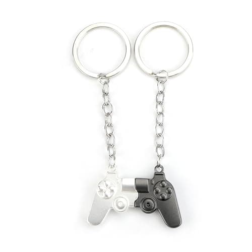 Image of Tranbath Gamer Keychain Set, Unique Gifts for Women Who Love Gaming, Personalised Keyring for Good Friends, Sisters, Mums, Daughters and More, Fun Gift Ideas for Birthdays and Special Occasions