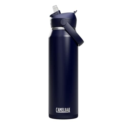 Image of Camelbak THRIVE FLIP STRAW VSS 950ml – sports bottle – vacuum insulated stainless steel – keeps drinks ice cold for hours – easy flip-and-sip system – Navy, size: OS