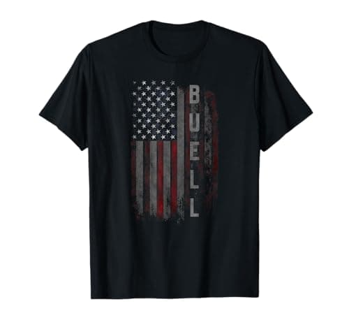 Image of Buell Family American Flag T-shirt Gift For Men T-Shirt
