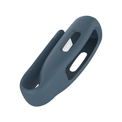 Image of INF Silicone Clip Holder for Fitbit Inspire 3/Inspire 2/Ace 3, Soft Secure Case for Fitness Tracker, Clip Clasp Case Women Men Sport Clip Accessory for Collar, Belt, Pocket, Daily & Sports Use