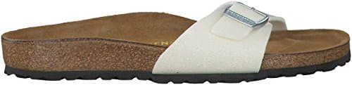 Image of Birkenstock unisex madrid bf, magic galaxy white, 12-12.5 women/10-10.5 men, White Magic Galaxy White, 41/42 EU