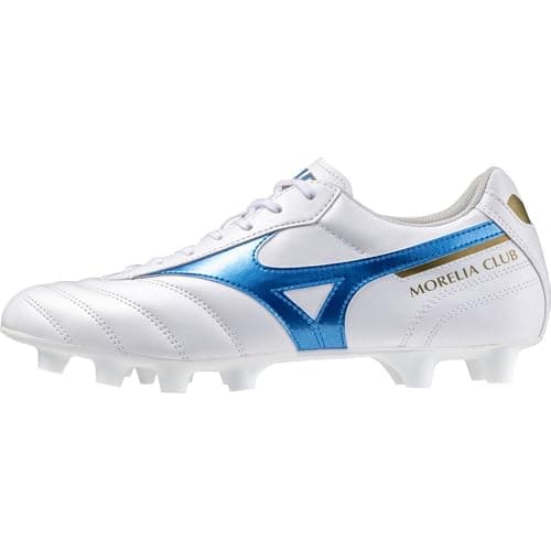 Image of Mizuno Morelia II Club, Men's Football Boots, White Laser Blue, 8.5 UK