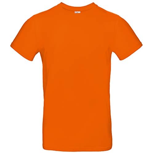 Image of B&C Men's #E190 Tee, Orange, S. TU03T