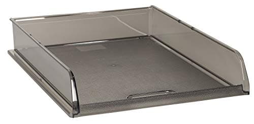 Image of Exacompta - Ref. 10027D - set of 6 B4 letter trays - dimensions 35.4x27.2x6.4 cm - for B4 format documents - folders or folders - translucent gray color