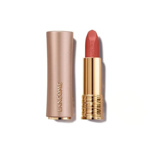 Image of Lancôme L'Absolu Rouge Intimatte Velvet Matte Lipstick, Soft-Blur Finish, Ceramide & Rose Extract, Precise Bullet, Comfortable Wear & Luxurious Jewel-Like Case, Shade: 273 French Nude, 3.4g