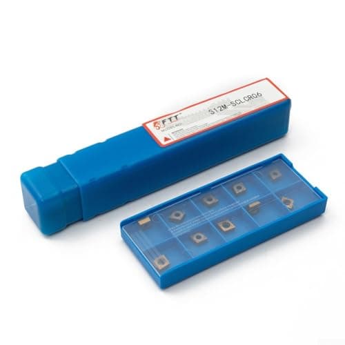 Image of Zilimontt Turning Tool Holder,12Mm S12M-SCLCR06 Internal Lathe Boring Bar, with Bar Turning hole CCMT0602 Carbide Inserts, for Semi-Finishing, Finishing