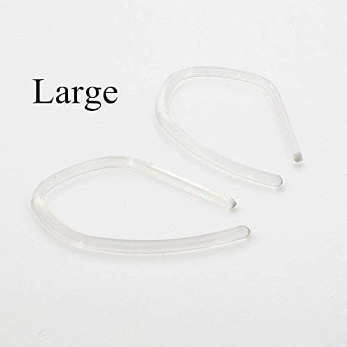 Image of YunYiYi 1 Pair of Ear Hook Earhook Earphones Accessories Repair Parts Compatible with Jabra Style Bluetooth Headset Wireless Headphones (Large)