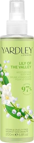 Image of Yardley Lily of the Valley Body Mist, Lily Body Fragrance for Women with Notes of Pear and Freesia, Moisturising Body Mist with Vitamin E 200ml