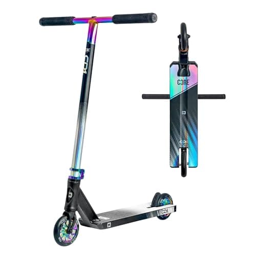 Image of CORE CD1 Stunt Scooter - Pro & Kids Scooter, Ages 8-12, Freestyle, Skatepark Perfect for Beginners Boys & Girls (CD1 - Black/Neo)