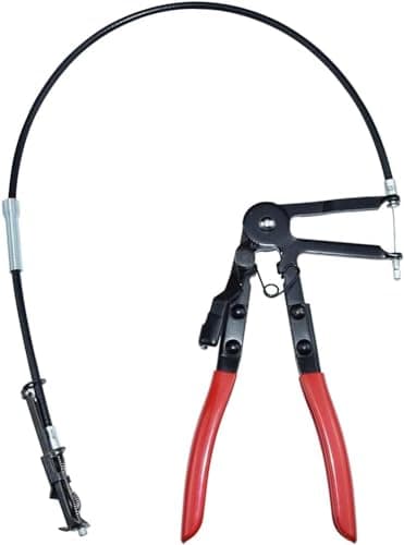 Image of CENWOTL Flexible Wire Long Reach Hose Clamp Pliers Apply to Car Fuel Oil Water Hose Repairing Tool
