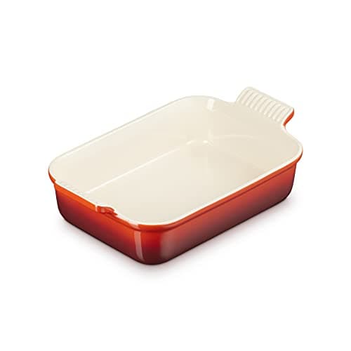 Image of Le Creuset Heritage Rectangular Dish, Stoneware, 26 cm, 2.4 litres, Cerise, 71102260600001