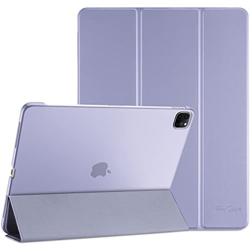Image of ProCase Smart Case for iPad Pro 11 Inch 2022/2021/2020/2018 (4th /3rd /2nd /1st Generation), Slim Stand Hard Back Shell Cover -Lightpurple