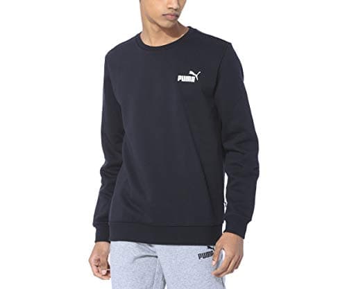 Image of PUMJV|#Puma Men ESS Logo Crew Sweat FL Sweatshirt - Puma Black, M