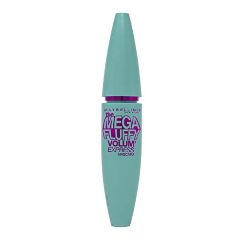 Image of Maybelline Mega Fluffy Mascara - Black - Softening - Full Coverage - Patented Flexor Brush, Gel Mousse Formula with 40% Less Hardened Waxes