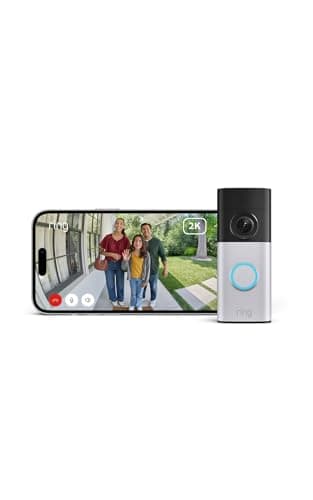 Image of Ring Wired Video Doorbell Plus (newest gen) | Video Doorbell Camera | Retinal 2K | Wide Field of View | Radar Detection | 30-day free trial of Ring Subscription Plan