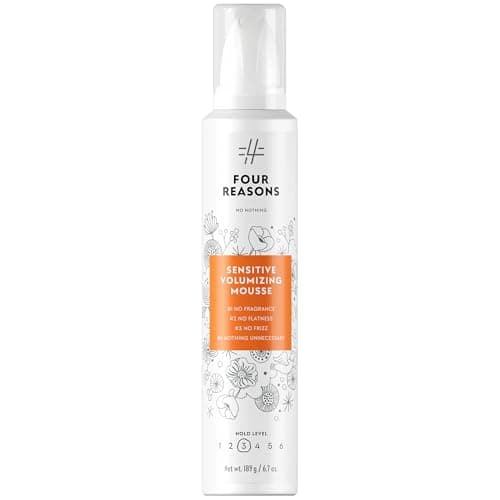 Image of No Nothing Strong Mousse – Volumizing Mousse for Fine Hair, Fragrance-Free Styling Foam for Sensitive Scalp, Strong Hold & Lightweight Volume – Hypoallergenic & Alcohol Free – 200ml