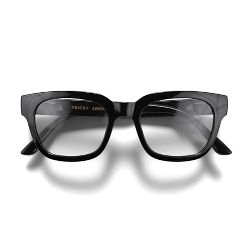 Image of LONDON MOLE® Tricky reading glasses | Cool square/rectangular/trapezoidal shaped readers | Men’s Women’s Unisex | Spring hinges