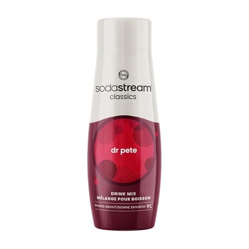 Image of SodaStream 072-08-1331 Dr. Pete Syrup, 14.8 Fluid Ounce, Glass