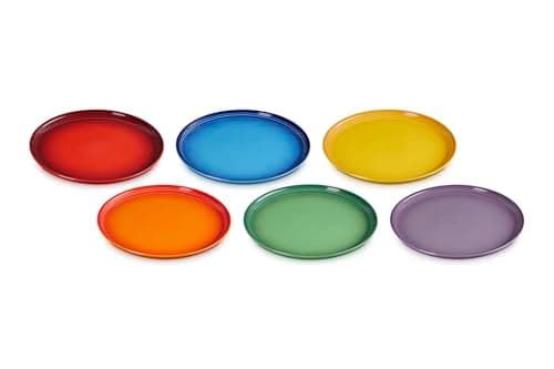 Image of LE CREUSET Stoneware Coupe Set of 6 Side Plates