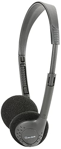 Image of AV:Link | Lightweight Stereo Headphones | Black