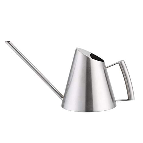 Image of 400ml Mini Modern Stainless Steel Watering Can Long Spout Watering Pot Brushed Sliver Flower Plant Watering Can Pot Gardening Tool for for Home Office