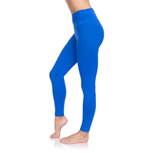Image of SOFTSAIL Leggings for Women High Waist Workout Leggings for Women Sports Yoga Pilates Running Jogging Fitness Tummy Control Activewear High Waisted Sports Pants for Ladies Gym Clothes Royal Blue, 14