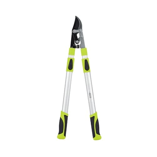 Image of Garden Gear Telescopic Bypass Lopper Effortless 4.5cm Carbon Steel Cutting Blades Extended Reach up to 93cm Perfect for Pruning with Ease & Precision