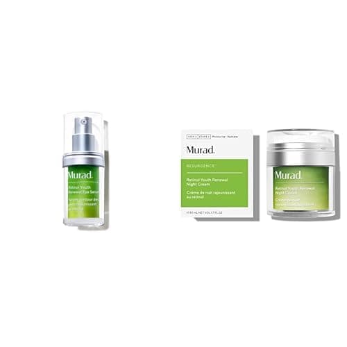 Image of Murad Anti-Aging Retinol Set – Eye and Face Serum Duo for Youthful, Firm Skin