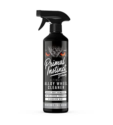 Image of Primal Instinct Car Alloy Wheel Rim Cleaner Spray | Removes Brake Dust & Contaminants, 500ml, Clear