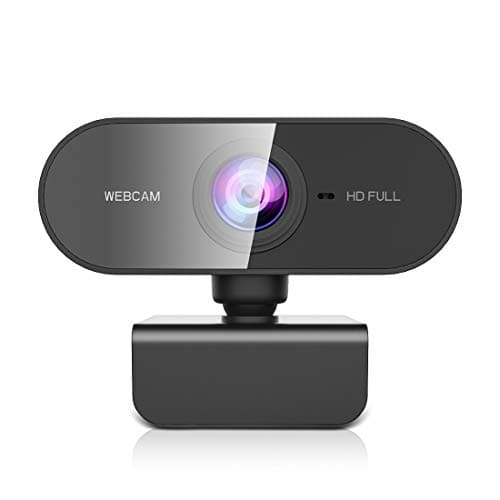 Image of Webcam for PC with Microphone, HD 1080P Streaming Web Cam for PC,MAC, Laptop,Plug and Play USB Camera for Youtube,Skype Video Calling,Face Cam for Studying,Conference,Gaming with Rotatable Clip