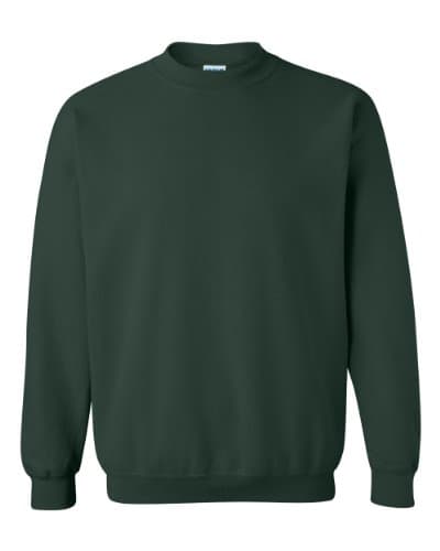 Image of Gildan Heavy Blend Crewneck Sweatshirt, Forest, L