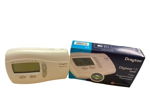 Image of Drayton 22087 7 Day Digistat +3/+2 Mains Wired 240V Programmable Room Thermostat - Hanicks