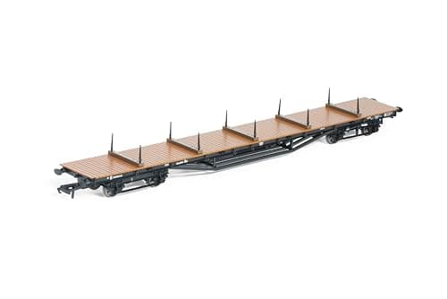 Image of Hornby - Wagons - R60203 BR, YMO 'Salmon' Bogie Wagon - Era 6 Train Toy, 00 Gauge Wagons & Freight for Train Set, Models for Adults - 1:76 Scale Model Gift