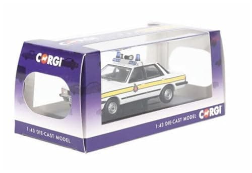 Image of Corgi Vanguards F0RD Cortina Mk5 2.0 in Essex Police livery vehicle 1:43 scale diecast model