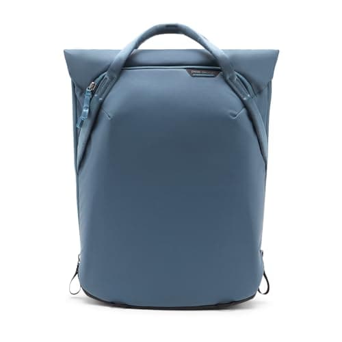 Image of Peak Design Everyday Totepack 20L, Ocean, Weatherproof Shell, Top and Side Access, FlexFold Dividers, Laptop Sleeve, Internal Pockets, Backpack or Hand Carry, Versatile Tote Bag for Women and Men
