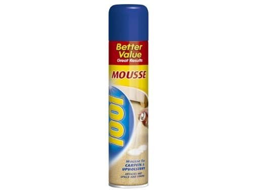 Image of 1001 Mousse Carpet and Upholstery Cleaner 350ml – Deep Cleaning Foam Spray for Carpets, Sofas & Fabric Upholstery – Fast Acting Stain & Dirt Remover – Fresh Fragrance Formula