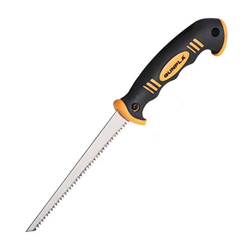 Image of Gunpla 150mm Drywall Saw Pad Keyhole Wallboard Plywood Jab Hand Saws with Soft-Grip Handle Ideal for Plasterboard, Wallboards, Ceiling & Sawing, Trimming, Gardening & Pruning