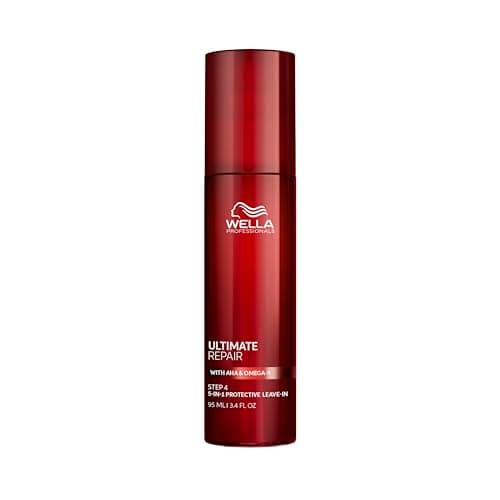Image of Wella Professionals Ultimate Repair Leave-in Lotion - 5-in-1 Breakage, Damage and Heat Protection Hair Treatment - for All Hair Types (95ml)
