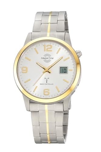Image of Master Time MTGT-10955-42M Radio Quartz Men's Watch Analogue Digital with Titanium Strap