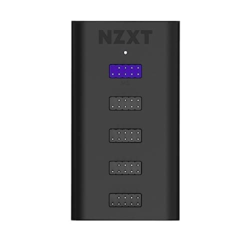Image of NZXT Internal USB Hub 3 - AC-IUSBH-M3-4 Internal USB 2.0 Ports - 3M Dual Lock Tapes - Magnetic Body - Plug and Play
