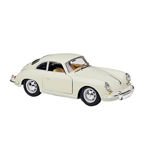 Image of Classic For Porsche 356B Coupe 1961 Alloy Model Diecast Birthday 1:24 Metal body Plastic interior(White)